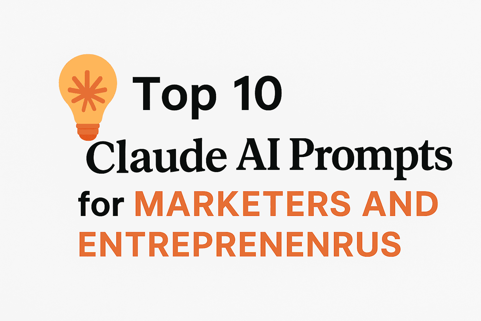 Top 10 Claude AI Prompts for Marketers and Entrepreneurs