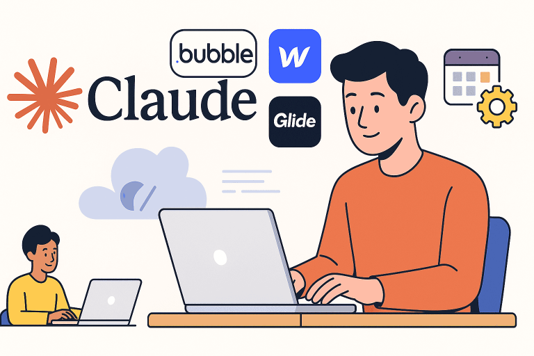 Boosting Bubble, Webflow, and Glide Apps